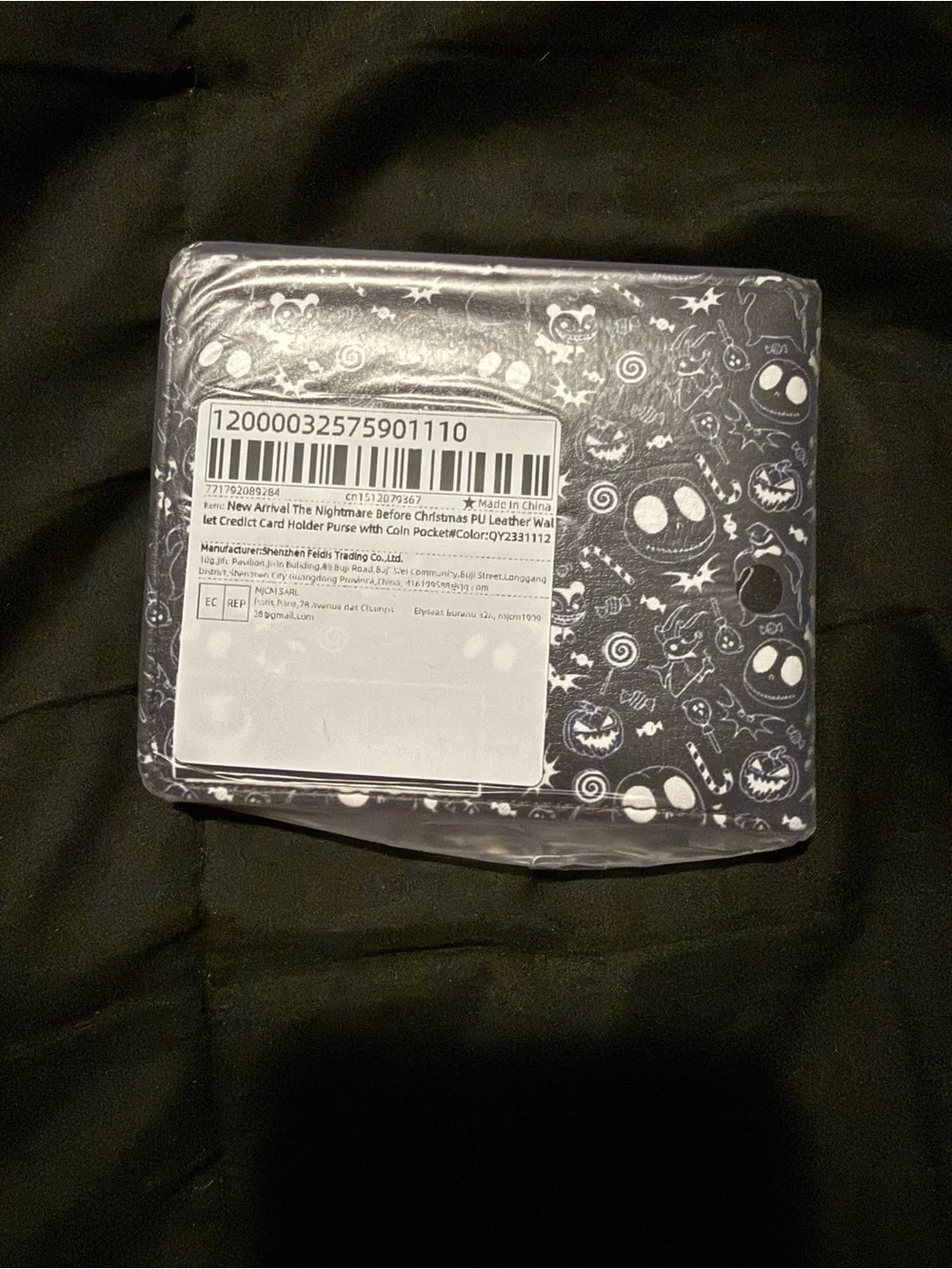 Nightmare Before Christmas Wallet